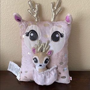 Cute deer pillow.